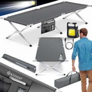 KESSER® Campingbett 190/210 cm Tragetasche 150 kg Tragfähigkeit 600D Oxford