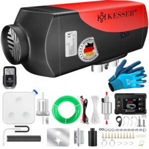 KESSER® Dieselheizung 8 kW mit Timer, LCD-Display & Fernbedienung, 12/24 V