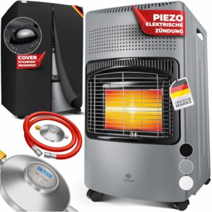KESSER® Gas Heizstrahler 4200W Keramik Infrarot Butan Propan
