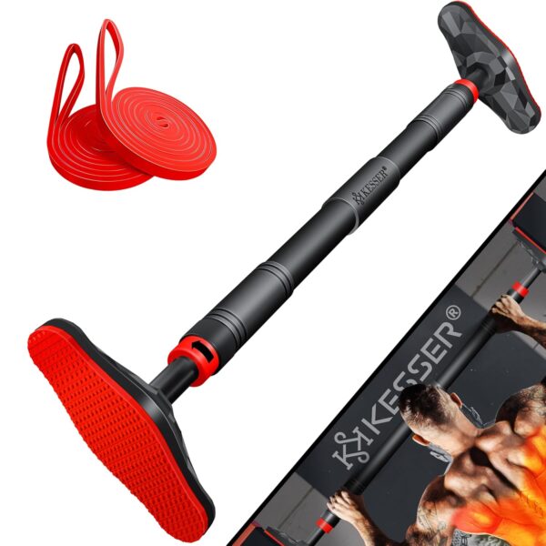 KESSER Klimmzugstange Tür 68-106 cm, max. 300 kg, verstellbar, rutschfeste Griffe