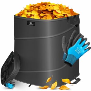 KESSER® Pop-Up Gartenbeutel 219 L – Selbststehend, Robust, Mit Griffen