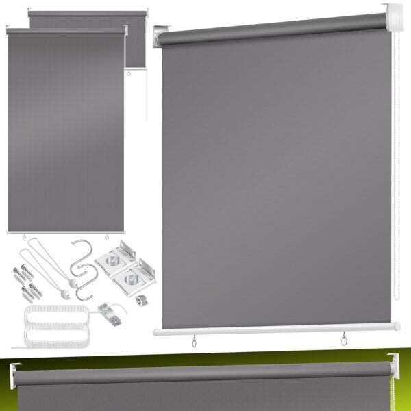 KESSER® Vertikalmarkise 180x240 cm Sichtschutz UV-Schutz Wetterbeständig